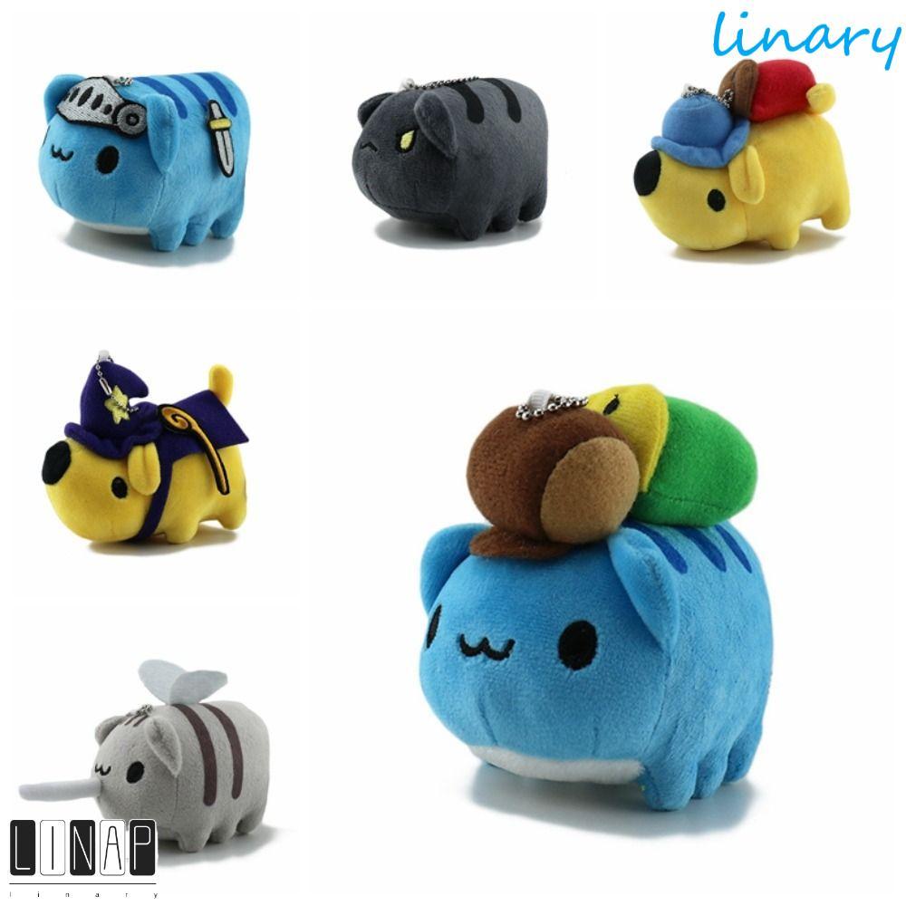 CULINARYHV Bugcat Capoo พวงกุญแจ, PP ผ้าฝ้ายหลายสไตล์ Bugcat จี้,น่ารักกระเป๋า Charm พวงกุญแจการ์ตูน