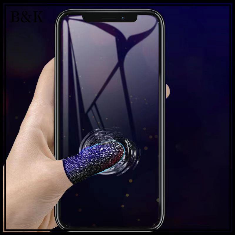 Lady 2pcs Finger Cover Breathable เกมคอนโทรลเลอร์นิ้วมือสําหรับ Pubg เหงื่อ Non-Scratch หน้าจอสัมผัส