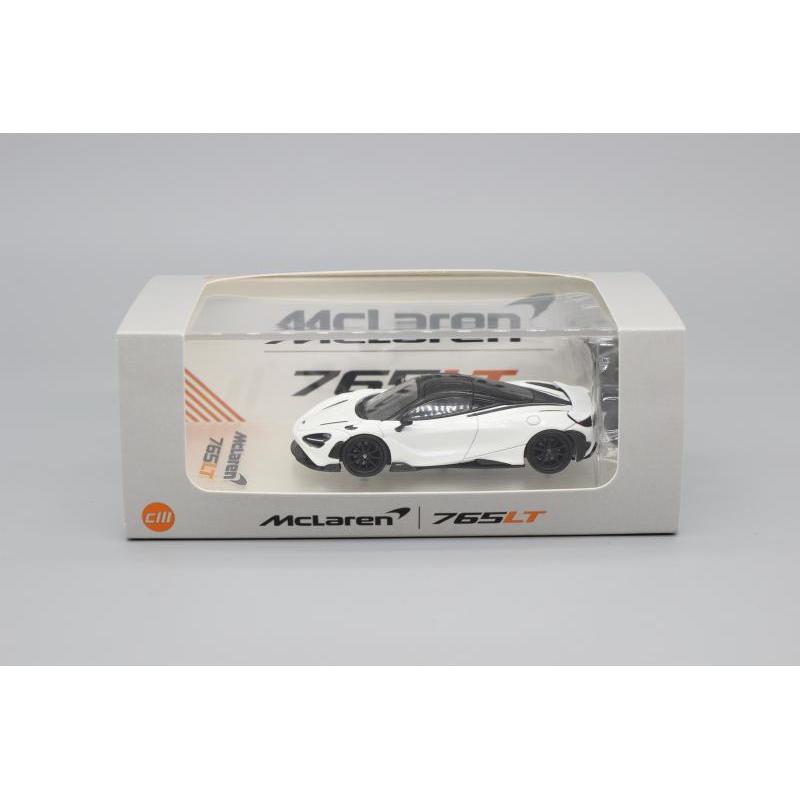 CM รุ่นสีขาว 1: 64 RV รถสปอร์ต 720S รุ่น 765LT เหมาะสําหรับ Mclaren Mclaren