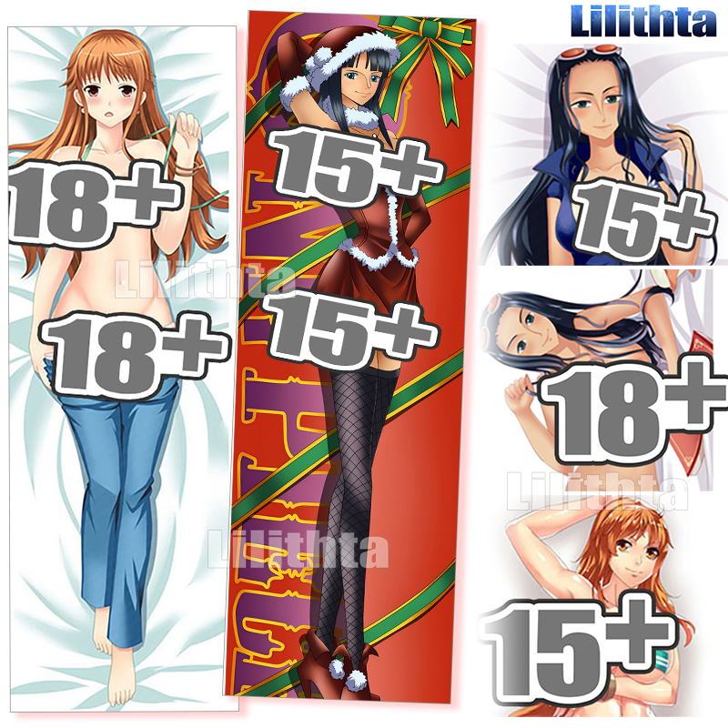 ปลอกหมอน Dakimakura One Piece Nami และ Robin Body-pillow Cover Custom Made