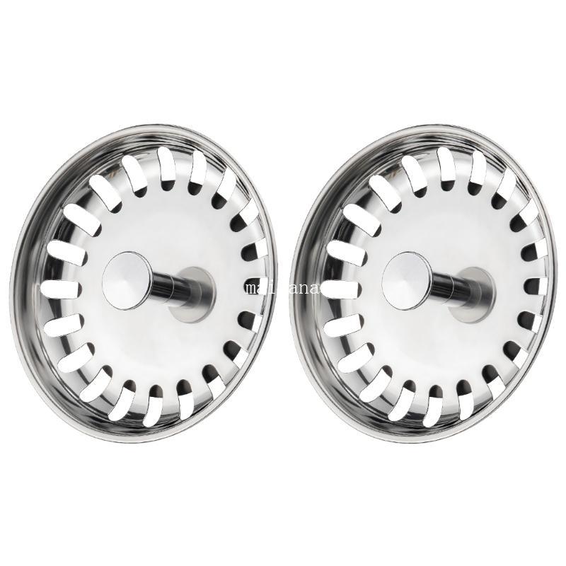 Steel Sink Stoppers Rustproof Strainer Sink Plugs for 80 to 82mm Basins Drain