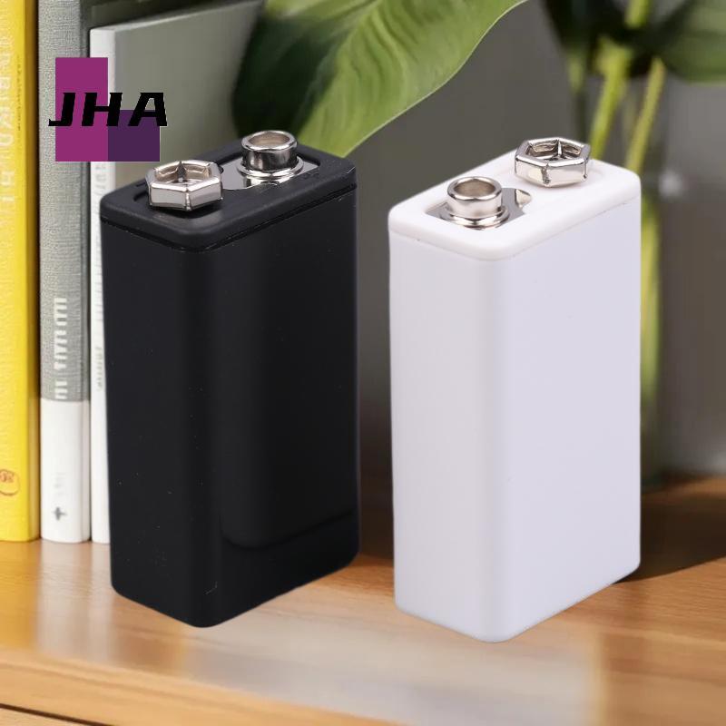 [JHA] 1/8/8Pcs 9V Type-C Battery Case 6F22 Storage Box Square Battery Holder Portable Battery Clip C
