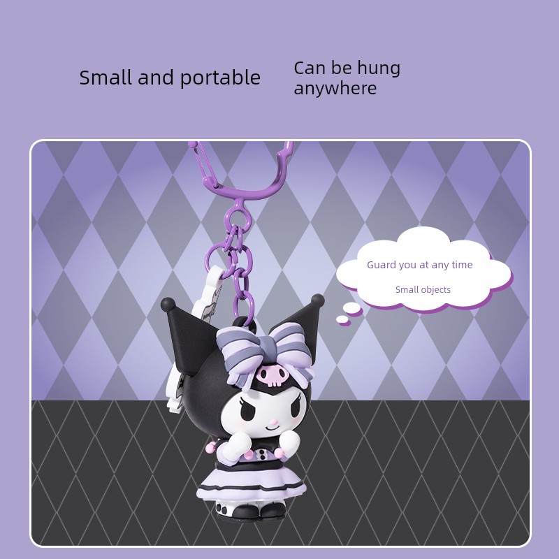 ของที่ระลึก พวงกุญแจ MINISO MINISO Kuromi Kuromi Series จี้ห้อยพวงกุญแจจี้ตุ๊กตาน่ารัก