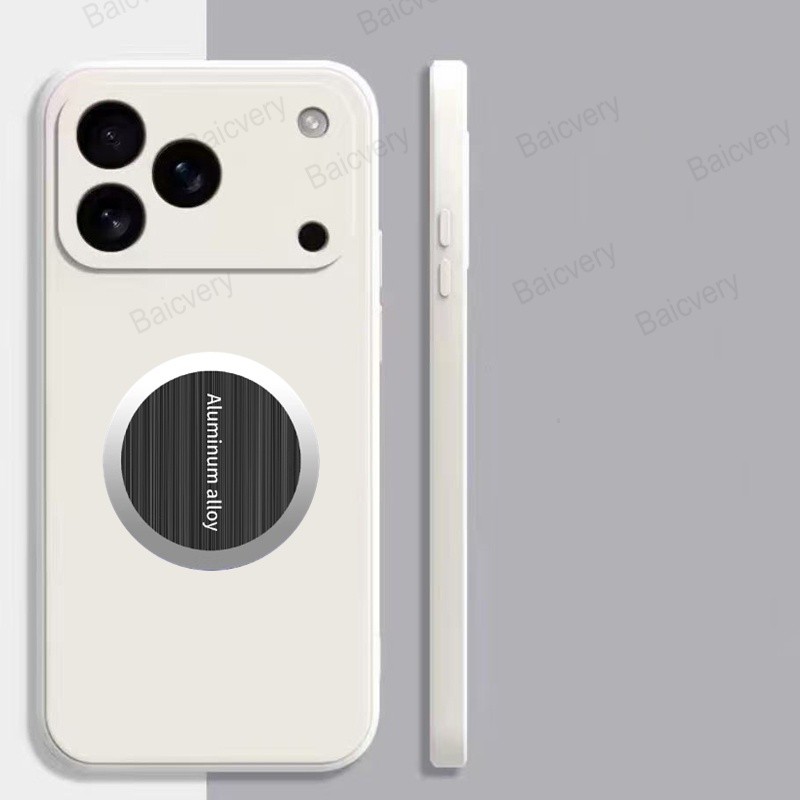 สําหรับ NUBIA V80 DESIGN / V80 Vita / V80 Pro TPU Soft Lightweight Cover with Iron Sheet Sticker