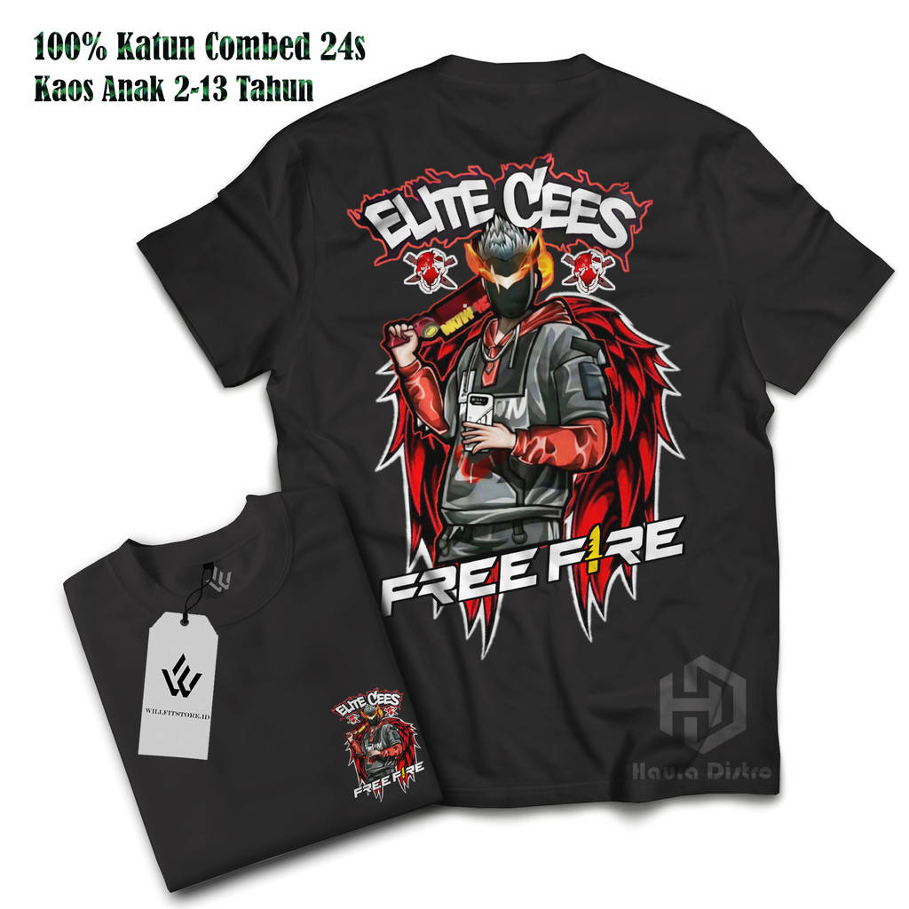 เสื้อยืดพิมพ์ลาย Free Fire เสื้อยืด Free Fire เสื้อไมโครไฟเบอร์