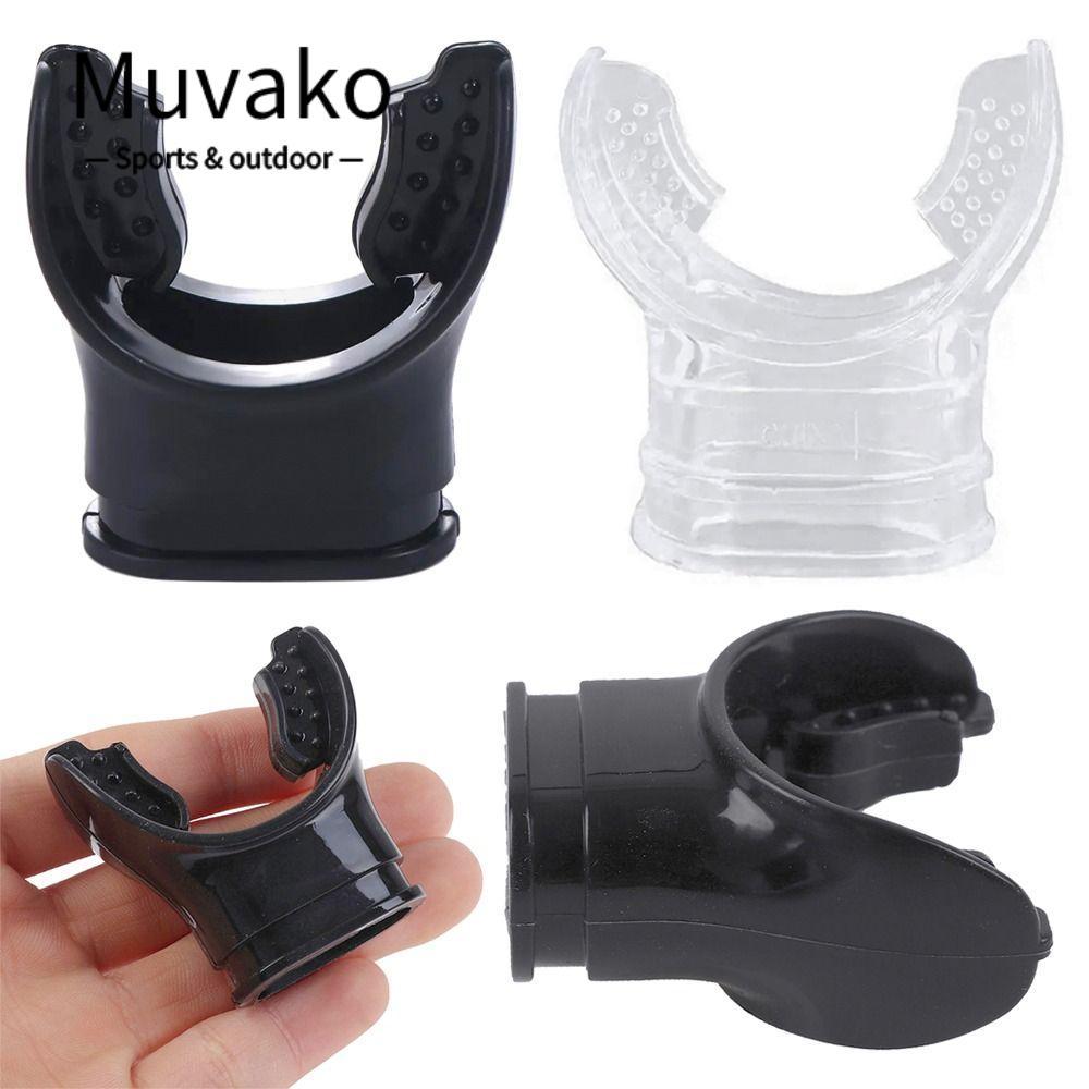 MUVAKO Snorkel Regulator 1 ชิ้น น้ําหนักเบาที่ทำจากซิลิโคนอ่อนนุ่ม ใช้งานได้ทั้งในการดําน้ําและการ snorkeling