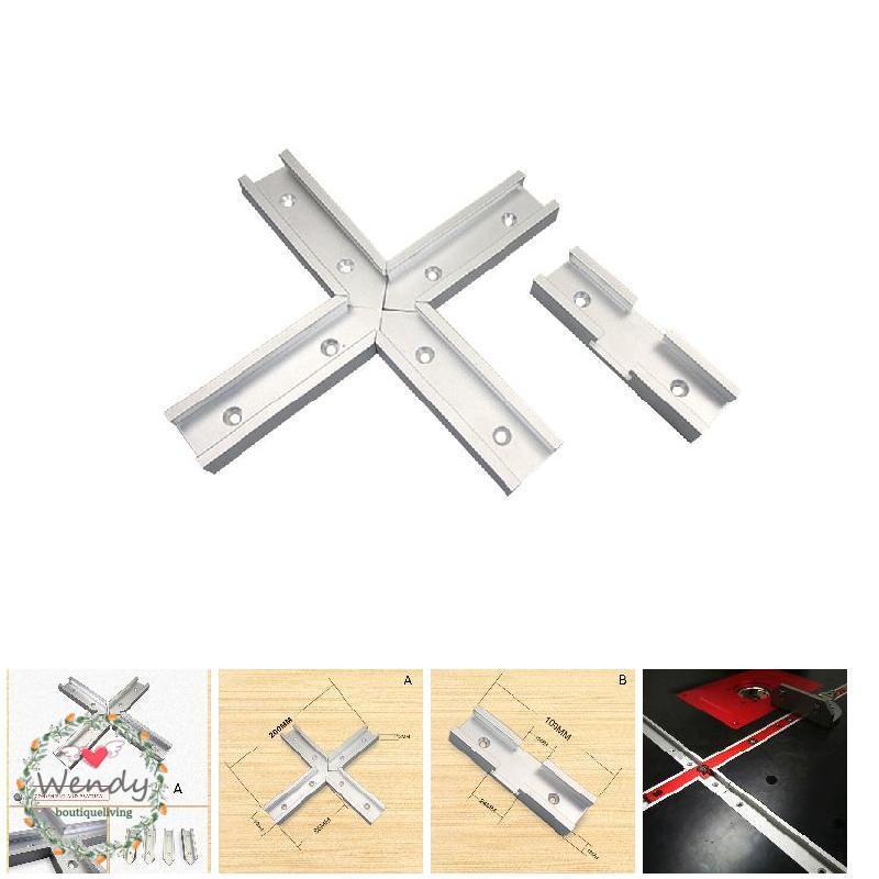 200 มม.ชุดขั้วต่อ T-track 30 ประเภท T-slot Miter Track Jig Fixture Slot Connector