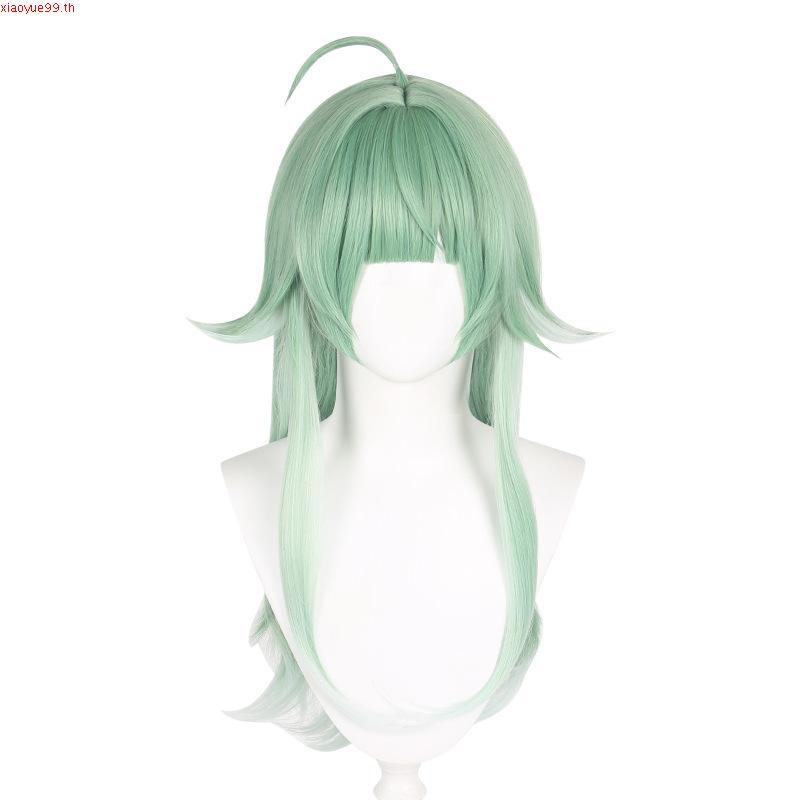 【Manmei】Honkai: Star Rail Huohuo Cosplay Wig 66cm Long Green Gradient Heat Resistant Synthetic Hair