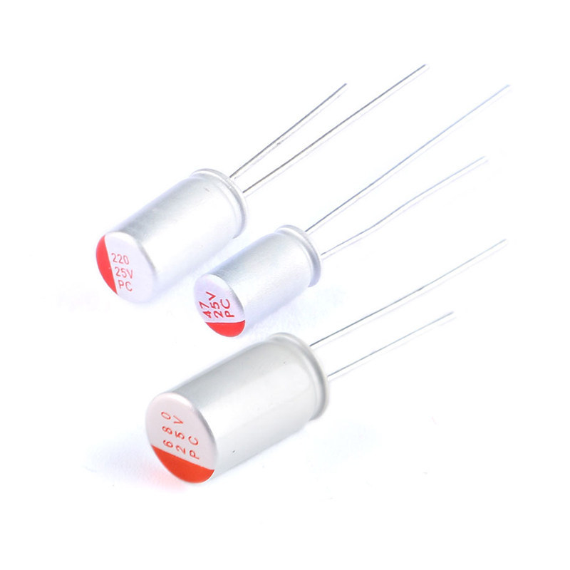 In-Line Solid State Electrolytic Capacitor 25V 47uF 100uF 220uF 330uF 470uF 680uF