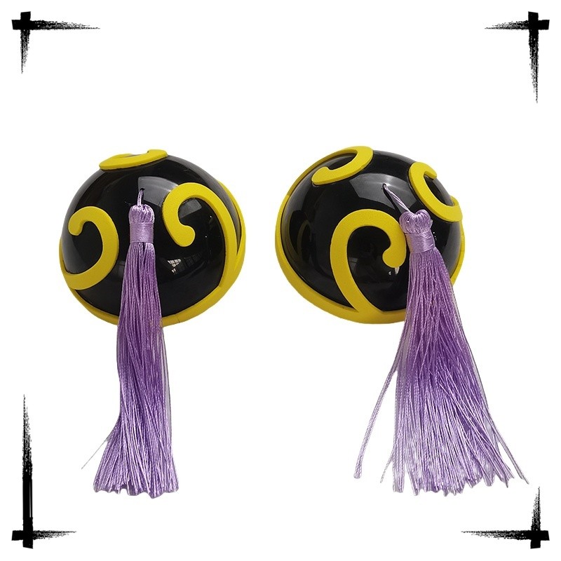 คอสเพลย์ Gintama Yoshihara Kagura Headdress Kagura Bun Headdress