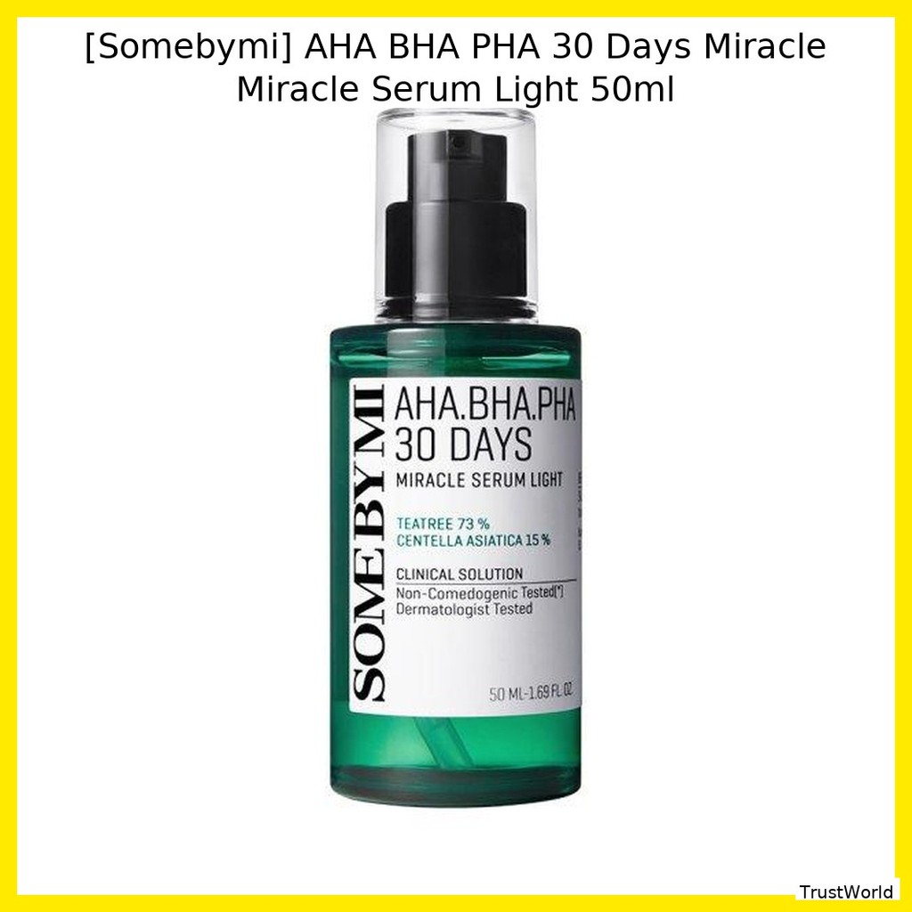 [Somebymi] AHA BHA PHA 30 Days Miracle Miracle Serum Light 50ml / Clearer, Smoother โดย TrustWorld