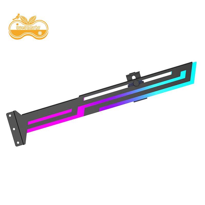 {yueynntht}Power Train ARGB กราฟิกการ์ด GPU Holder ปรับความสูงได้แนวนอน GPU Bracket AURA GPU Video C