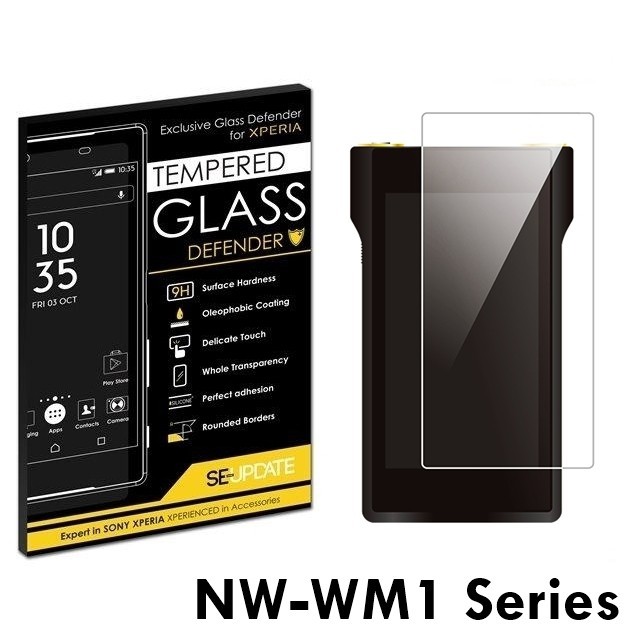 ฟิล์มกระจก  【SE-Update 】Tempered Gl Defender สำหรับ Walkman NW-WM1