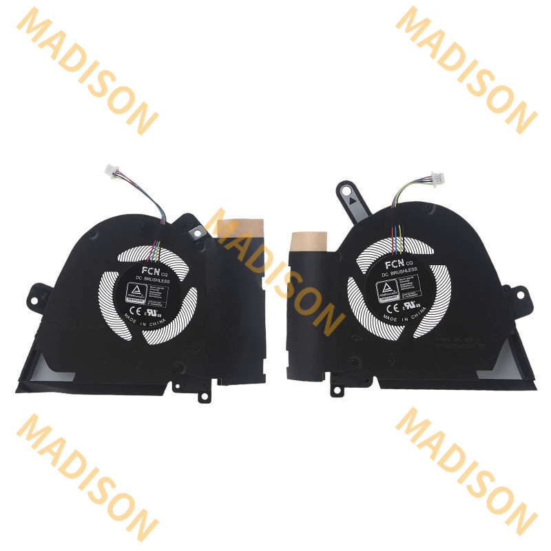 สําหรับ ASUS TUF Dash F15 FX516 FX516P FX516PM FX516PC CPU GPU พัดลมระบายความร้อน 12V 1A 4-pin แล็ปท
