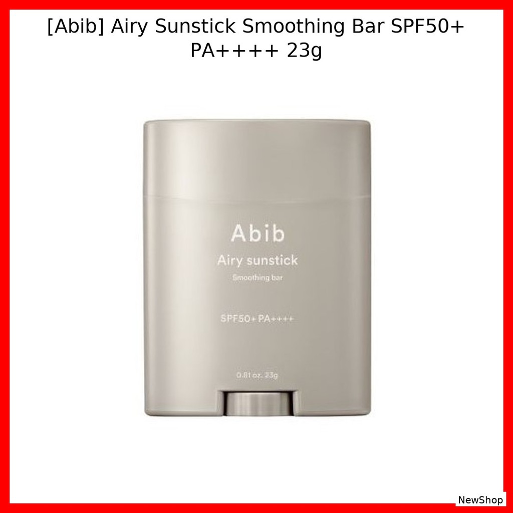 [Aib] Airy Sunstick Smoothing Bar SPF50+ PA++++ 23g / Lightweight Non-gre by NewShop