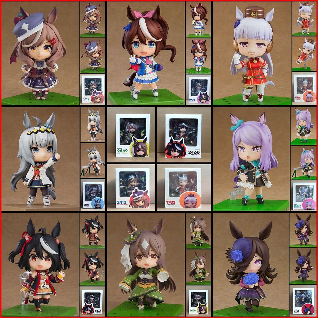 YB3 Uma Musume Pretty Derby Oguri Cap Pretty Girl Articulated Action Figure พร้อมหน้าเปลี่ยนได้ BY3