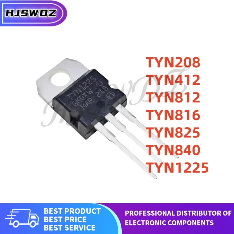 5PCS TYN1225 TYN208 TYN412 TYN812 YN816 TYN825 TYN840 TO-220 Unidirectional thyrtor