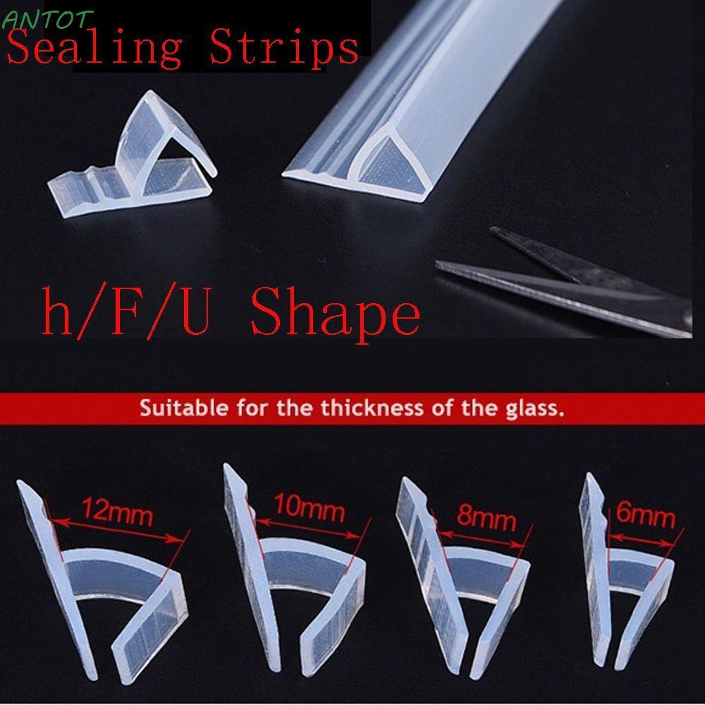 ANTOT 1M 6-12 มม.FU h Shape Seal Strip ยางซิลิโคนฮาร์ดแวร์ Home & Living Window Seal