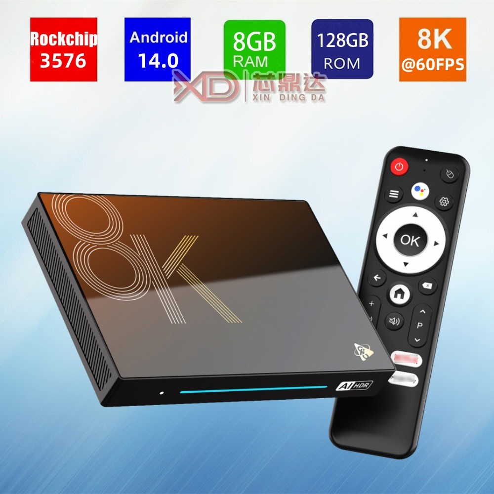 H96MAX M9S Android Network Set-Top Box RK3576 Android 14 Dual-Band WIFI6 มาพร้อม AI Super Score BT5.