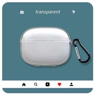 Stock ReadyCase สําหรับ Edifier EvoBuds/Lolli Anc/Lolli Pro2/Lolli Pro5/Lolli Pro/Lolli Clip/W220T/W320TN TPU โปร่งใสหูฟังปกอ่อนพร้อมเชือกพิเศษ