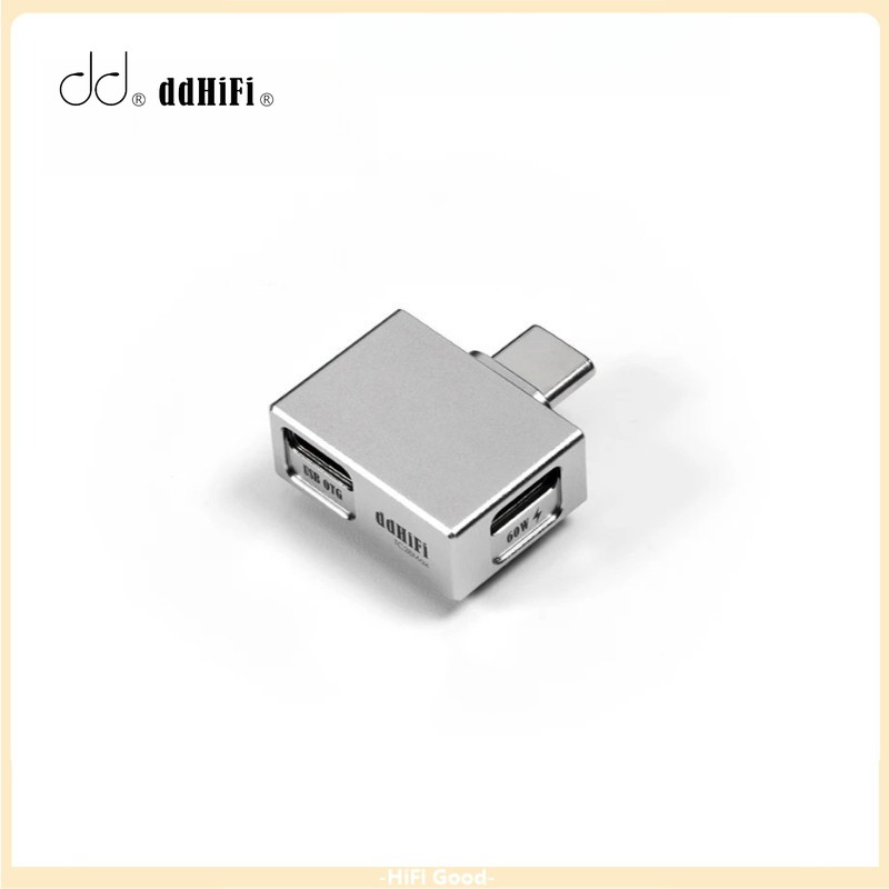 DDHiFi DD TC28Max อะแดปเตอร์ USB-C OTG พร้อม 60W PD ชาร์จ Hi-Res USB DAC/Amp Bidirectional แหล่งจ่าย
