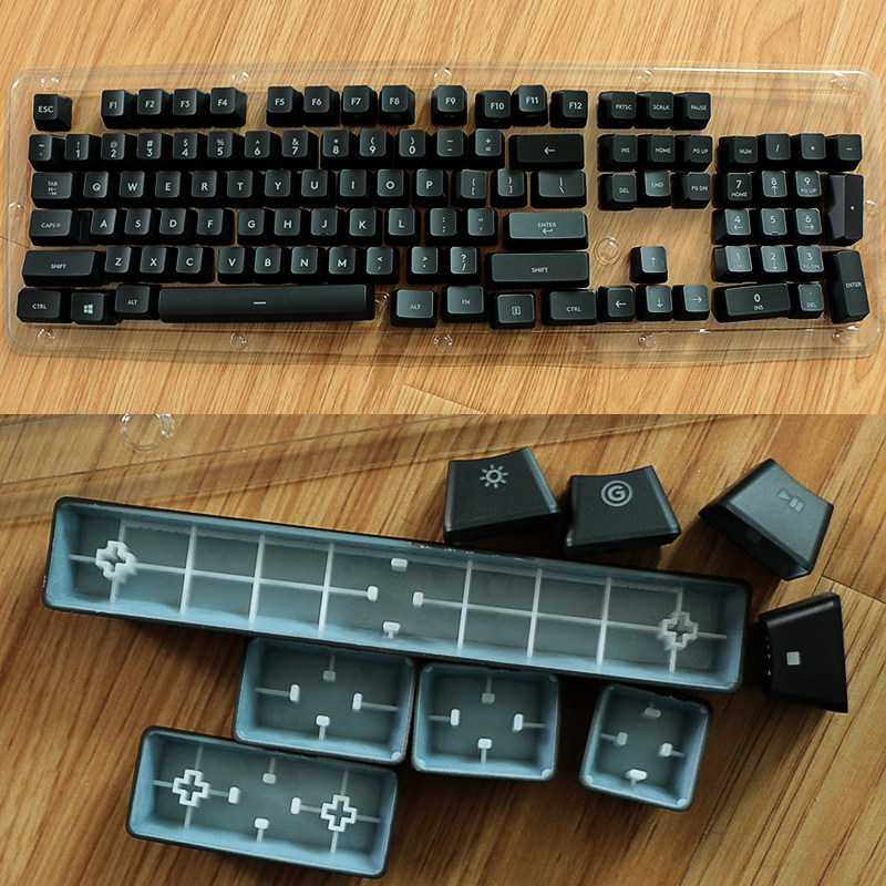 gmk keycap keycap ไทย Logitech G413 Keycap คีย์บอร์ดแบบกลไก Keycap Logitech Original Black Transluce