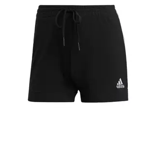 adidas ไลฟ์สไตล์ กางเกงขาสั้น Essentials Slim 3-Stripes ผู้หญิง สีดำ GM5523