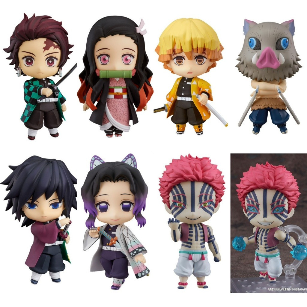 Collectible New (PRE-ORDER) Nendoroid Demon Slayer: Kimetsu no Yaiba: Akaza & Tanjiro & Nezuko & Zen