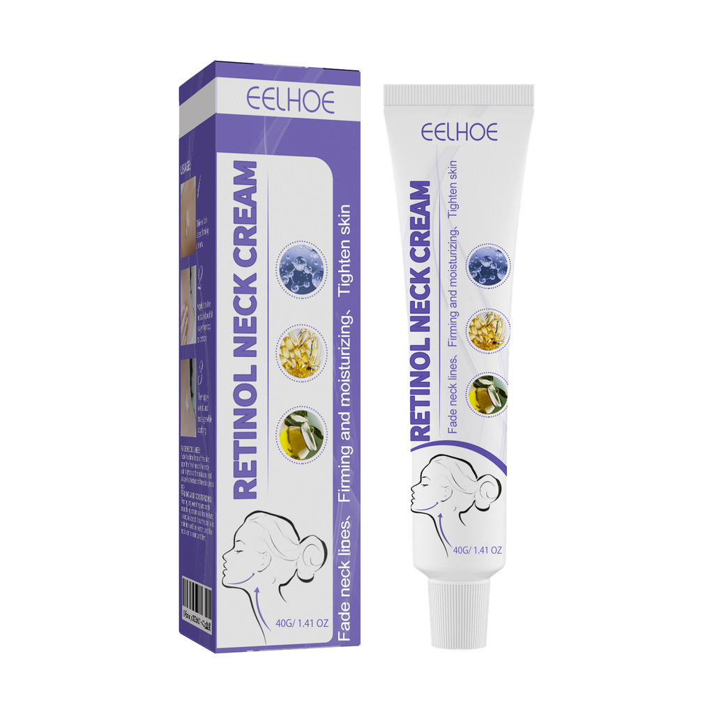 Eel Retinol Neck Cream ลดเส้นคอ Moisturizing Firming Neck Skin Neck Cream