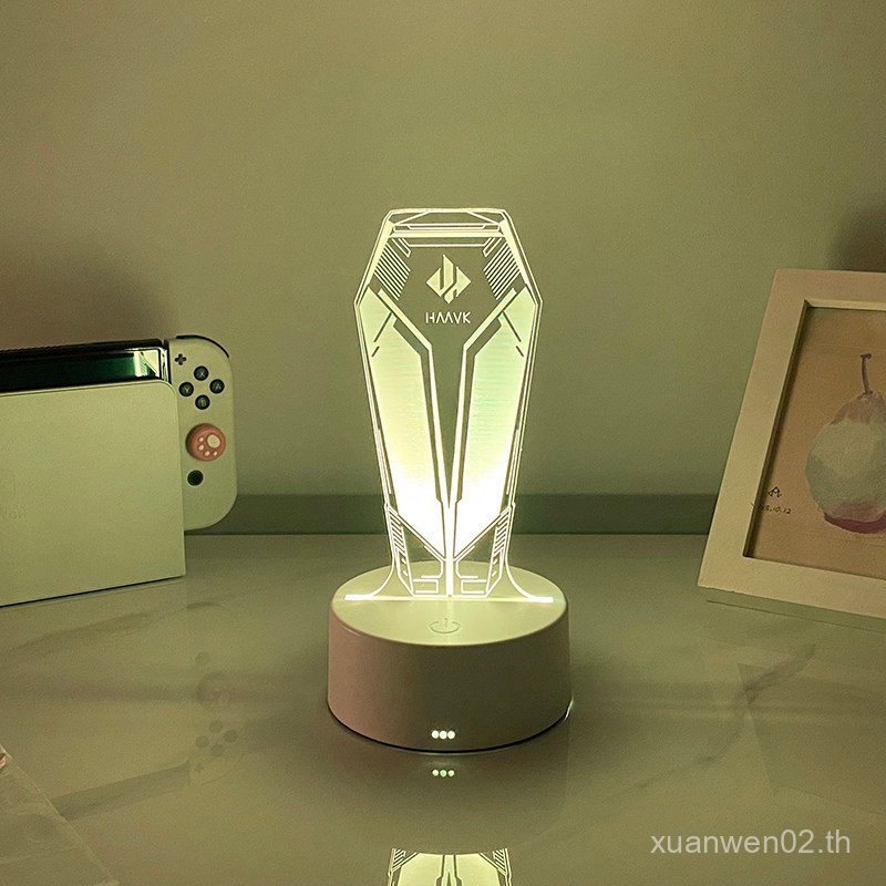 Delta Mobile Merchanded Night Light Mandel อิฐเกมรูปตกแต่งโต๊ะบรรยากาศแสงของขวัญวันเกิดเด็ก ULLX