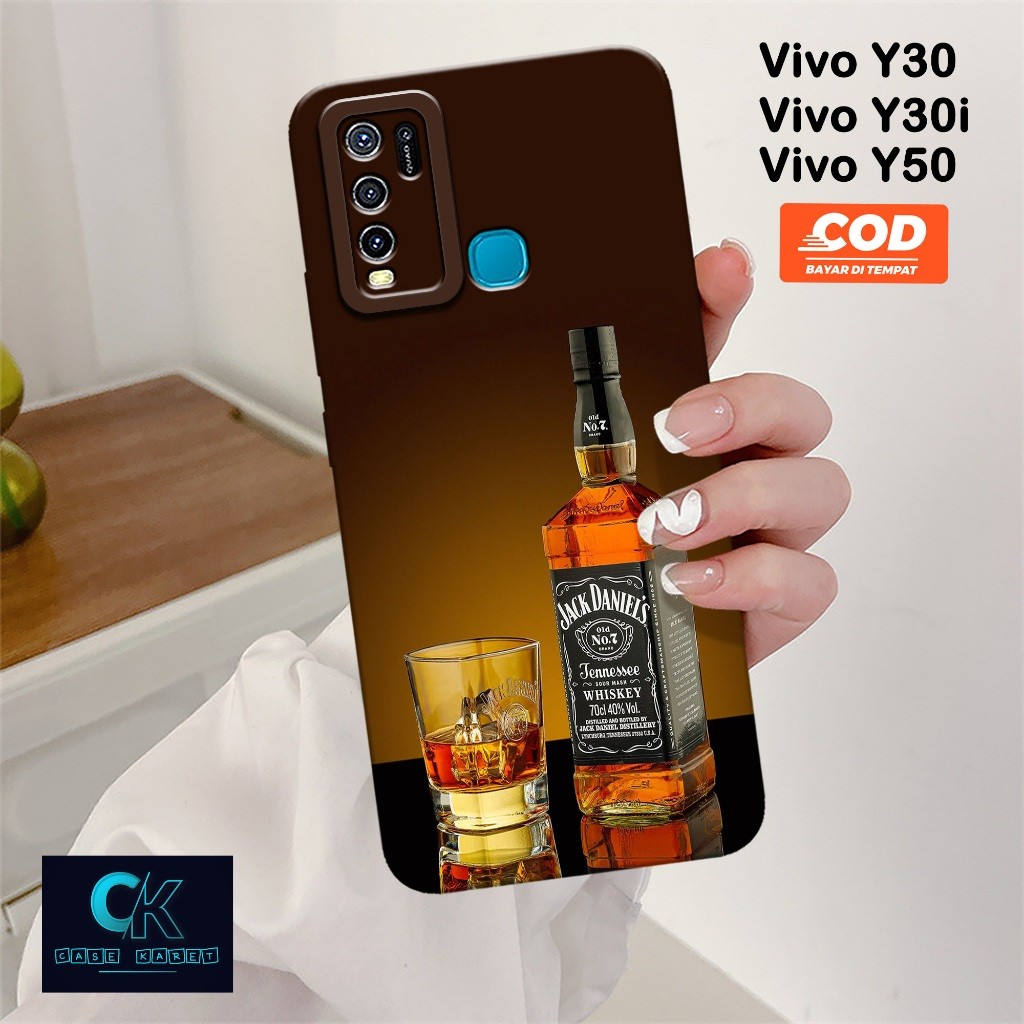 เคส HP Samsung Vivo Y30 / Y30i / Y50 - เคสแฟชั่น DRINK - เคสยาง - เคส Vivo Y30 / Y30i / Y50 ล่าสุด -