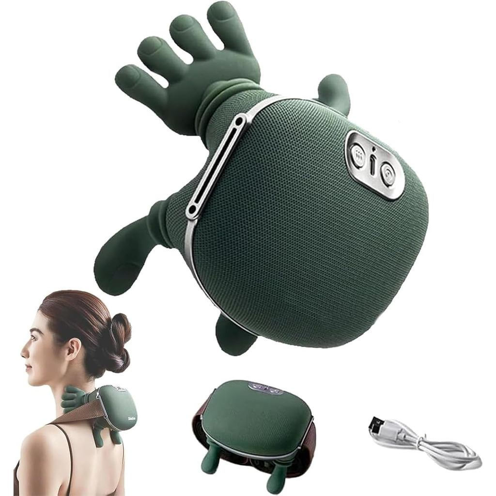 Shi Yashu นวด Master ไหล่คอ Lower Abdomen Massager ความร้อน Therapy แผ่นนวดกระดูกสันหลังส่วนคอ (1 ชิ