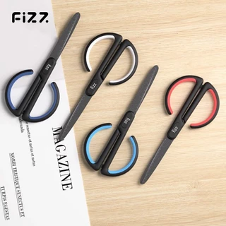 Fizz กรรไกร กรรไกรเคลือบเทฟล่อน กรรไกรเทฟล่อน กรรไกรงานฝีมือ กันกาวติด ตัดสะดวก กันน้ำ ไม่เป็นสนิม