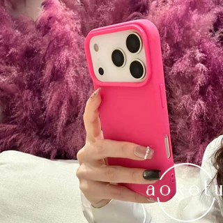 TPU ลายลิ้นจี่เหมาะสําหรับเคสโทรศัพท์ Apple 17promax, เคสซิลิโคน iPhone 16pro, Apple 15/14/13/เคสสีทึบฝ้าสไตล์มินิมอล