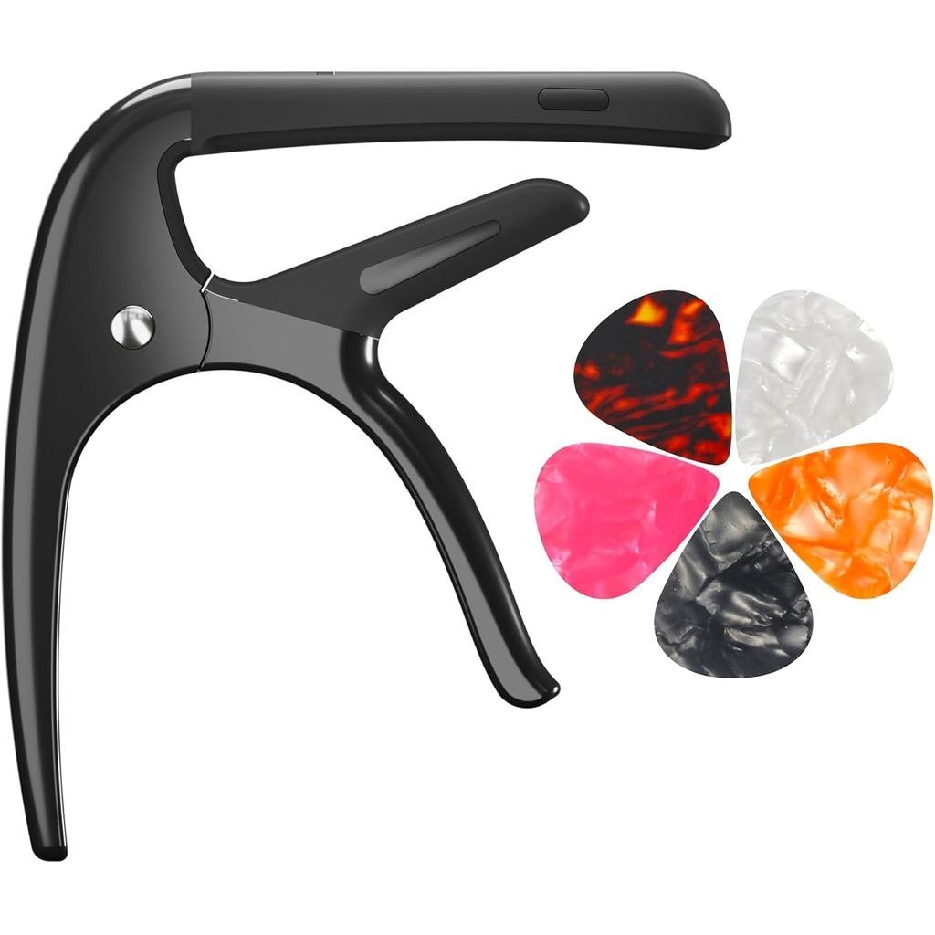 Capo for Acoustic Guitar, Guitar Capo for Electric Guitar, Ukulele and String Instruments, Guitar Ca