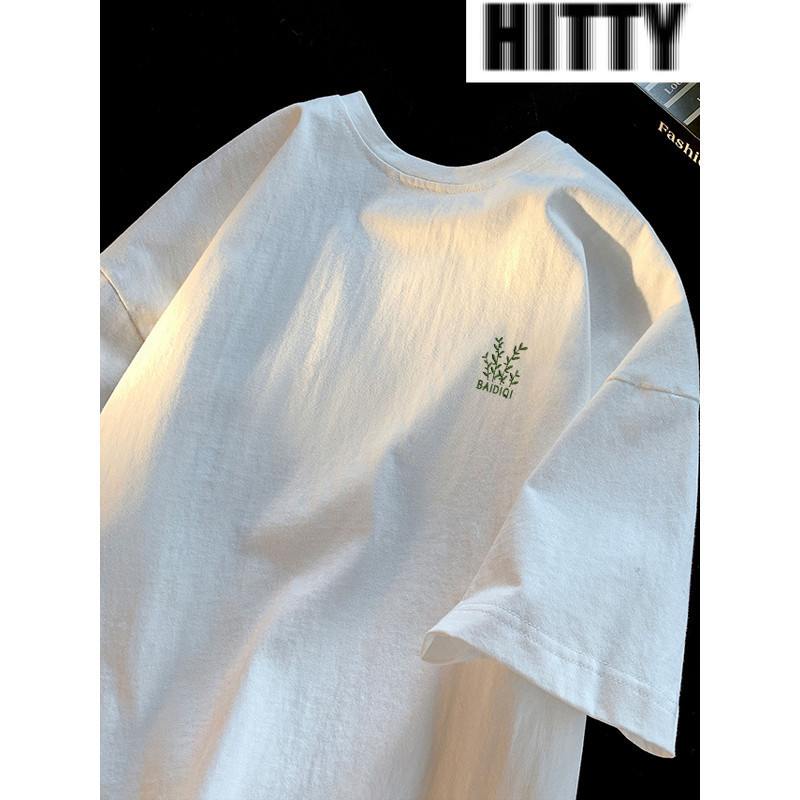 2026Fashion 2026HITTY เสื้อยืดผู้หญิงผ้าฝ้าย 100% สไตล์เกาหลีพิมพ์ผู้หญิง Tees ผู้หญิง Baggy คอรอบ O