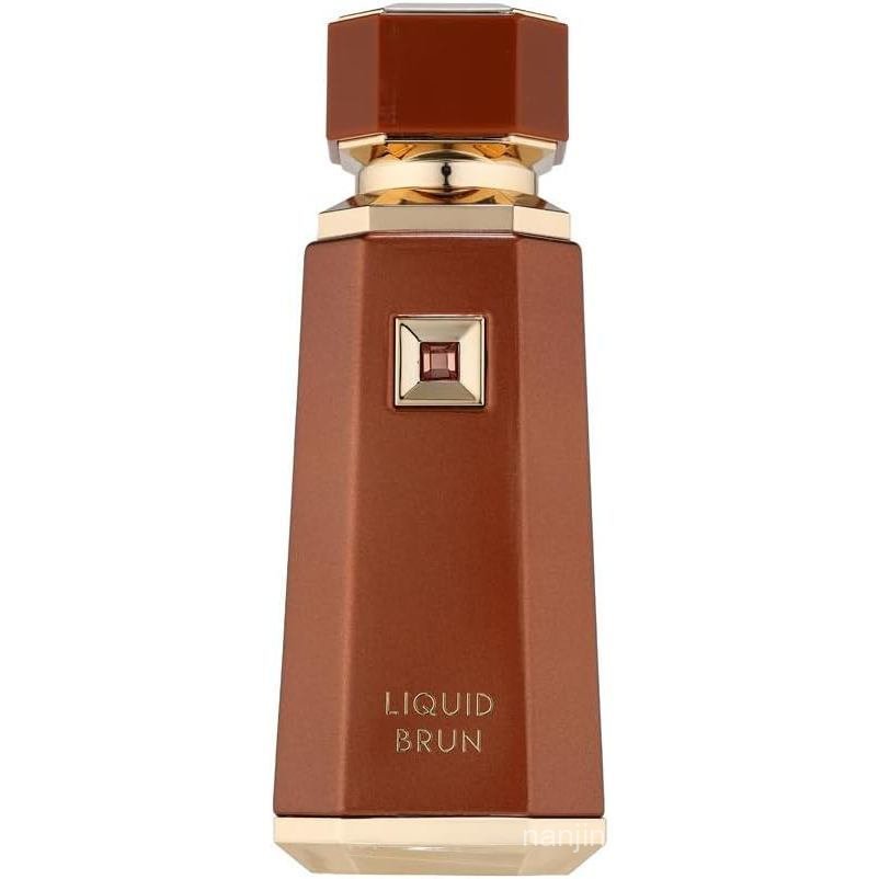 Liquid Brun Eau De Parfum 3.4 Oz by Fragrance World (คอเต่าผ้าฝ้ายฉย)
