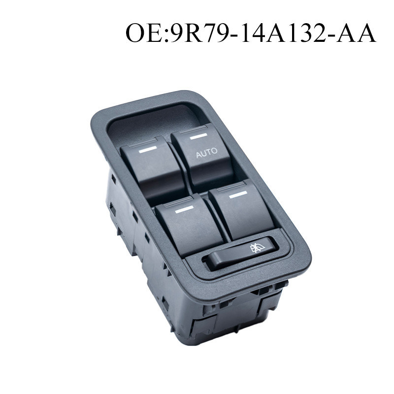 9R79-14A132-AA เหมาะสําหรับ Ford Car Glass Lifter สวิทช์ขวาขับรถกระจกไฟฟ้า Controller โรงงานพร้อมสต็