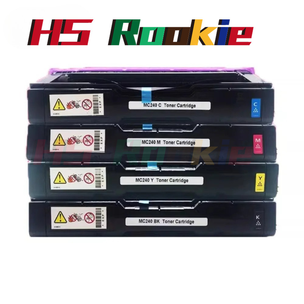 1PCS ใช้งานร่วมกับ Ricoh MC240 PC200 ตลับหมึกสําหรับ MC240FW PC200W M C240FW P C200W คุณภาพสูงสี Ton