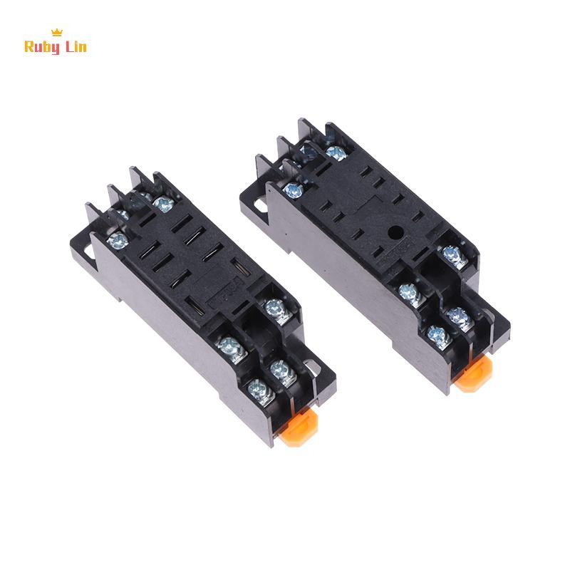 Ruby Lin PYF08A PYF11A PYF14A PTF08A PTF14A ซ็อกเก็ตฐานรีเลย์ 8/11/14 พินที่วางรีเลย์ระดับกลางขนาดเล