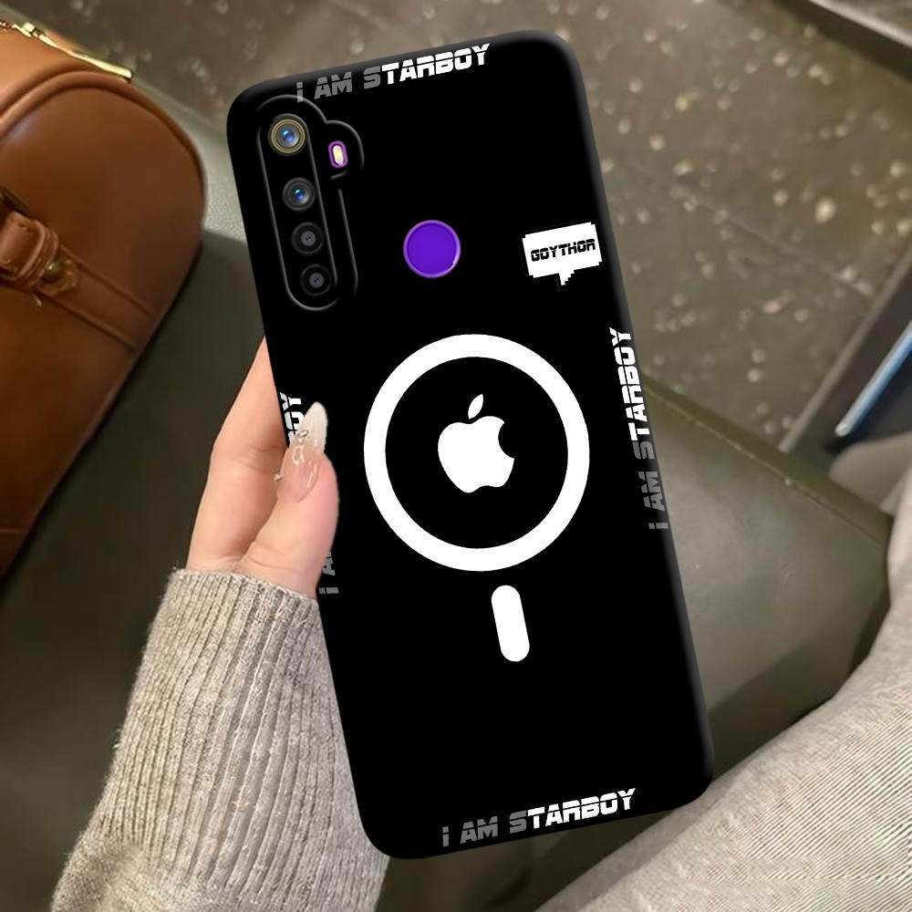 เคสหรูระดับพรีเมียม REALME 5 / 5i / C3 เคสโทรศัพท์แบบเต็ม - MAGSAFE RING IPHONE ดีไซน์เท่ - กล้อง So