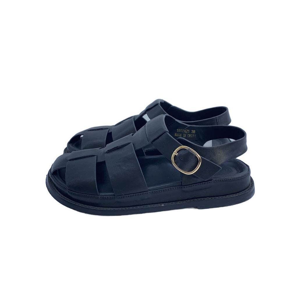 MOHI... Sandals 38 BLK Direct from Japan Secondhand