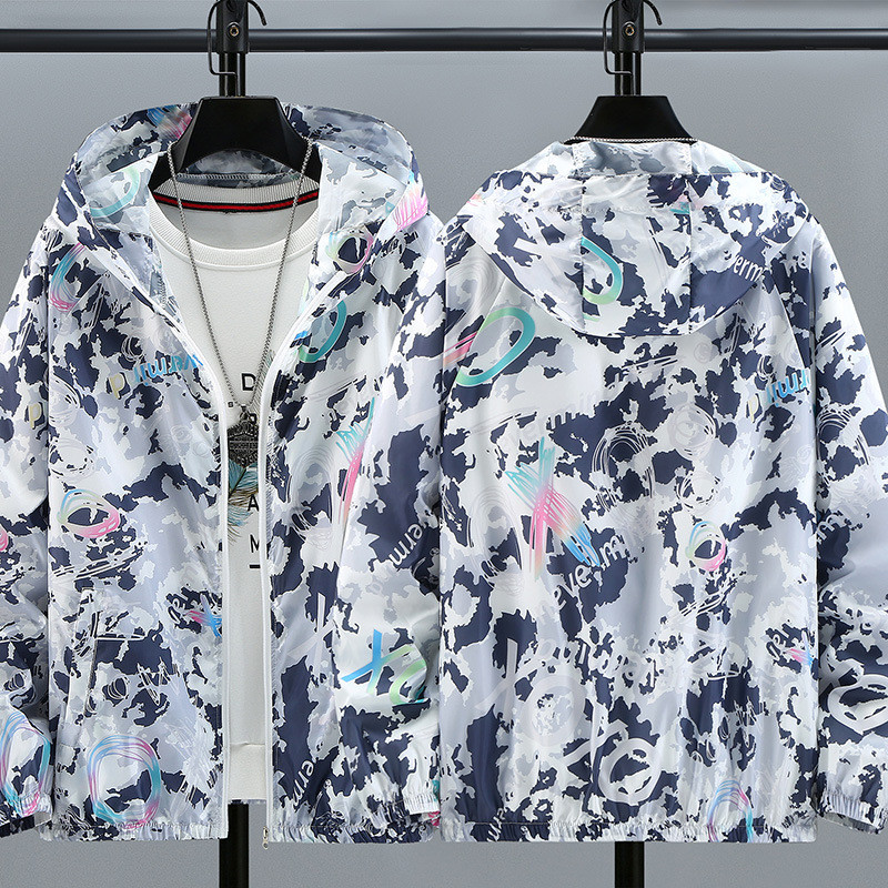 เสื้อแจ็คเก็ตชาย มีฮู้ด ออกแบบเพื่อกันแดดและสวมใส่ง่าย ราคา ถูกที่สุด ดีลบีเคเค แกลเลอรีภาพที่ 6