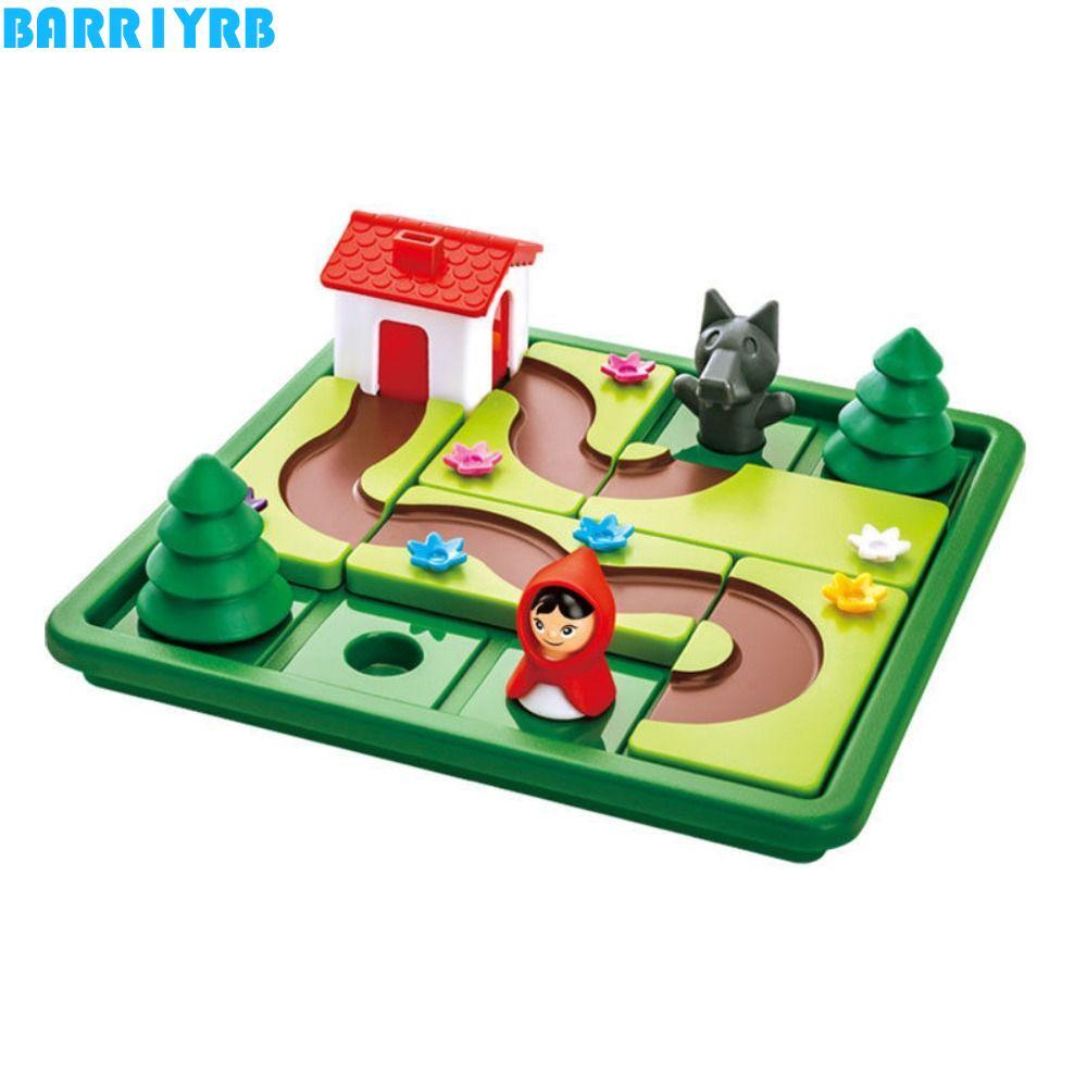 BARR1YRB หนูน้อยหมวกแดงสมาร์ท, หนูน้อยหมวกแดง Big Bad Wolf Hide&Seek เกมกระดาน, ของเล่นเสริมพัฒนาการ