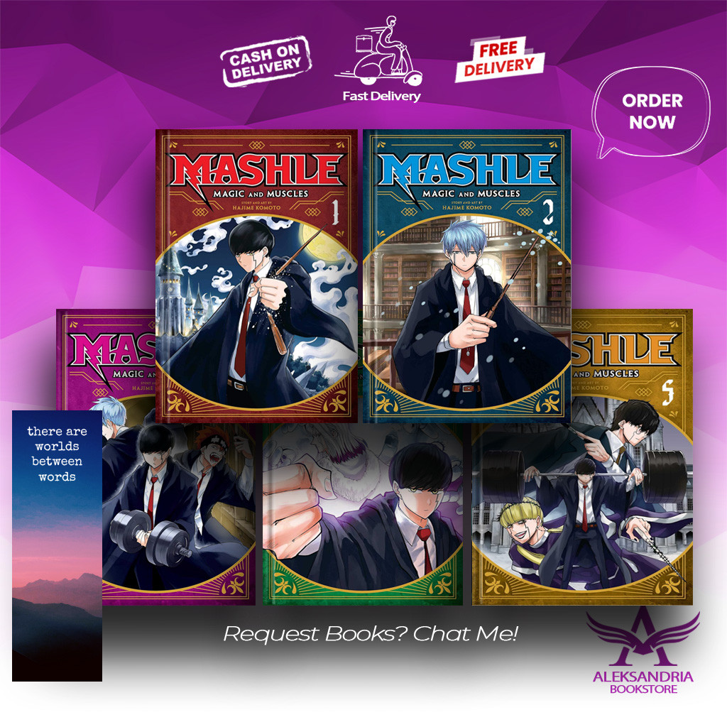 Mashle : Magic and Muscles (15 เล่ม) By Hajime Komoto (อังกฤษ/อินโดนีเซีย)