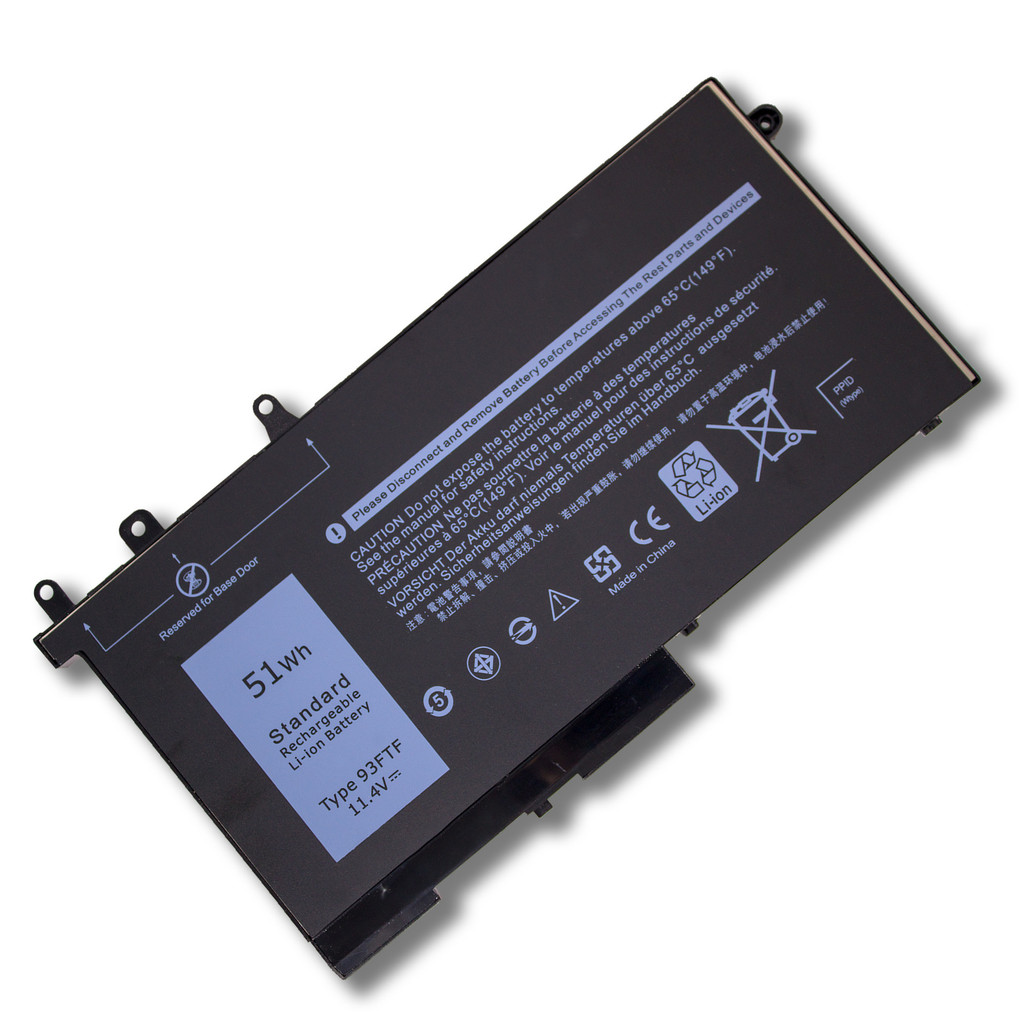 Suitable for Dell Latitude E5280 E5480 00JWGP 93FTF 51Wh Laptop Battery