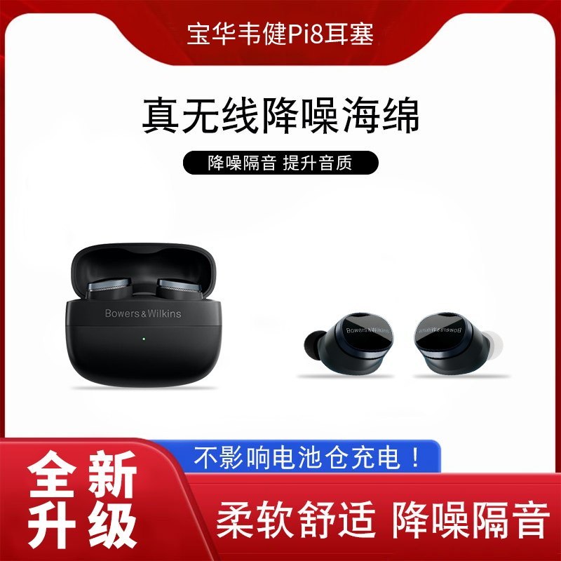 เหมาะสําหรับ Bvlwaukee Pi8 ฟองน้ําหูฟัง PI6 Anti-slip Anti-lost B & W Bvlwaukee Pi7 S2 ชุดหูฟังบลูทู