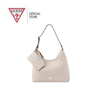 GUESS กระเป๋า รุ่น PA258609 WELLS SHOULDER SATCHEL สีขาว