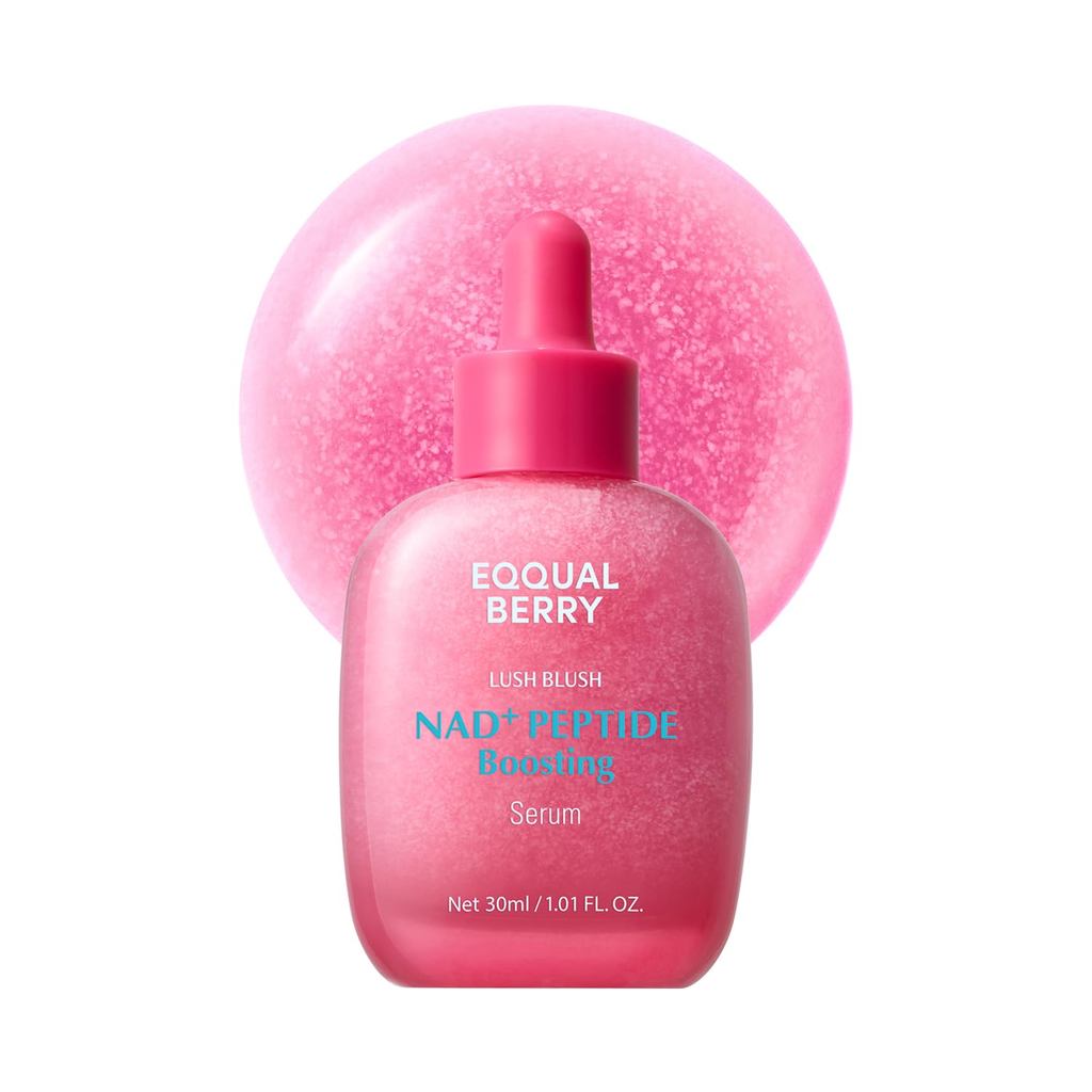 EQQUALBERRY NAD+ Peptide Boosting Serum – Niacinamide 2% + 14 Peptides + Vegan Collagen Anti-Aging K