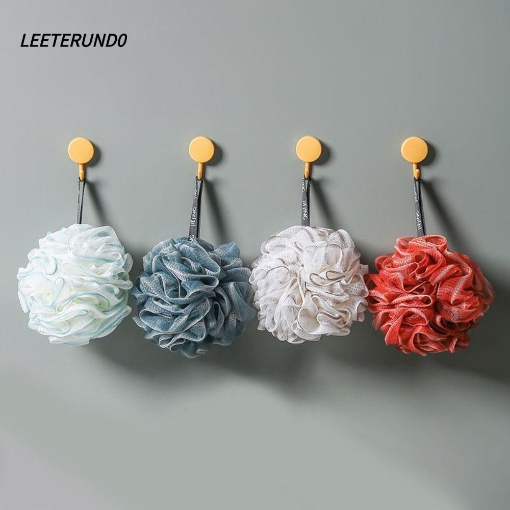 LEETERUND0 Bath Ball, Nylon Wash Scrubbers Mesh Bath Sponge Balls, Household Body Exfoliate อุปกรณ์ห